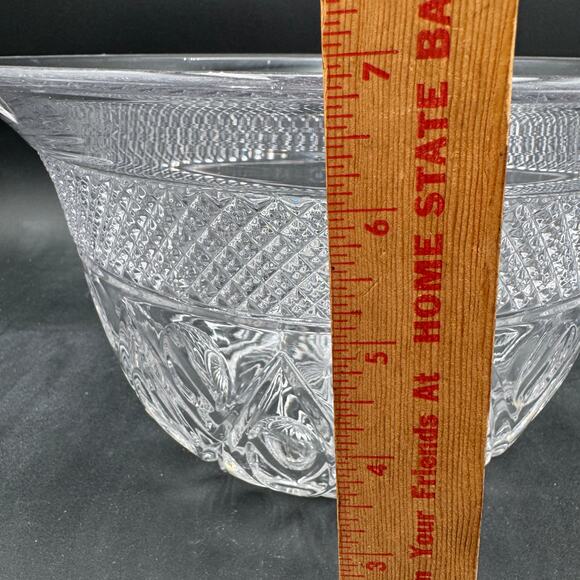 Vintage Punch Bowl 12"  Cape Cod by Imperial Glass Ohio Glassware - Picture 3 of 8